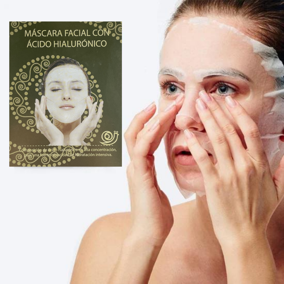 KIT DE TRATAMIENTO REJUVENECEDOR - X4 MASCARA FACIAL CON ÁCIDO HIALURÓNICO